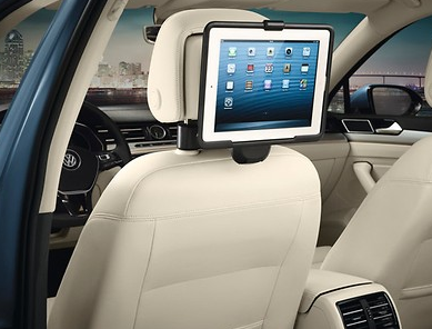 Original VW Kopfstütze / Reise- & Komfort-System / Halter Apple iPad 2 - 4