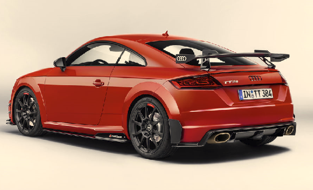 Audi Sport TTRS Performance Luftleit Element hinten links und rechts glanz schwarz