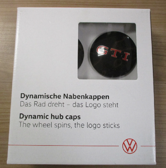 Original Volkswagen Dynamische Nabenkappe für LM-Felge mit GTI Logo NEU