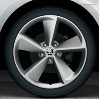 Skoda Alufelge Golus 18 Zoll - Oktavia - 5E - in silber (1 Stück) NEU