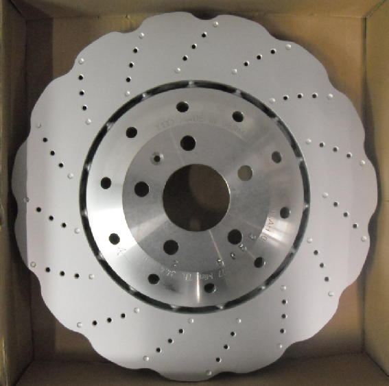 Original Audi Bremsscheiben RS6 RS7 4G Bremsen Vorderachse gelocht belüftet OEM