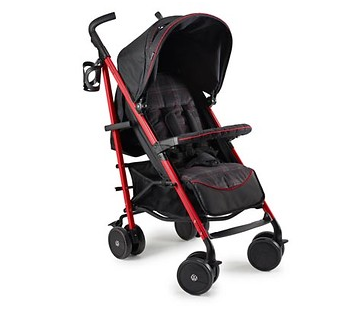 Original VW GTI Buggy Kinderwagen Kinderbuggy Volkswagen schwarz rot 5KA084417