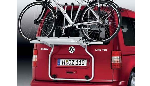 Original VW Caddy 2K Heckträger Fahrradträger Heckklappe 3x Fahrrad 2K0071104A