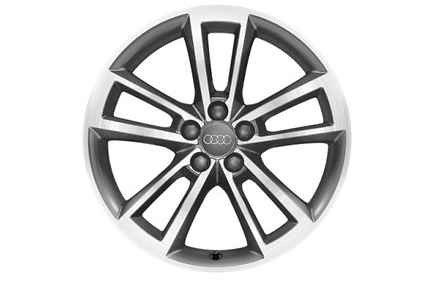 Original Audi A1 Alufelgen Sommer 17 Zoll im 5-Cavo-Speichen Design (Satz 4 Speichen)