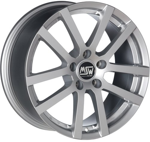 MSW 22 Silber 4 Felgen 5,5x14 Zoll mit ABE für VW E-Up NEU