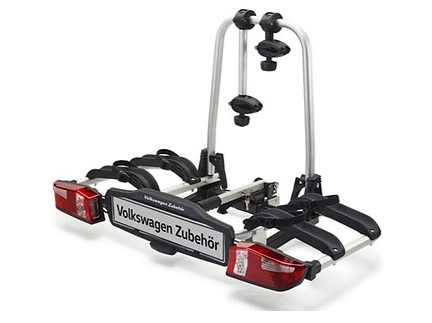 Original VW Fahrradträger - großer Abklappwinkel 90° für 2 E-Bikes 000071105G