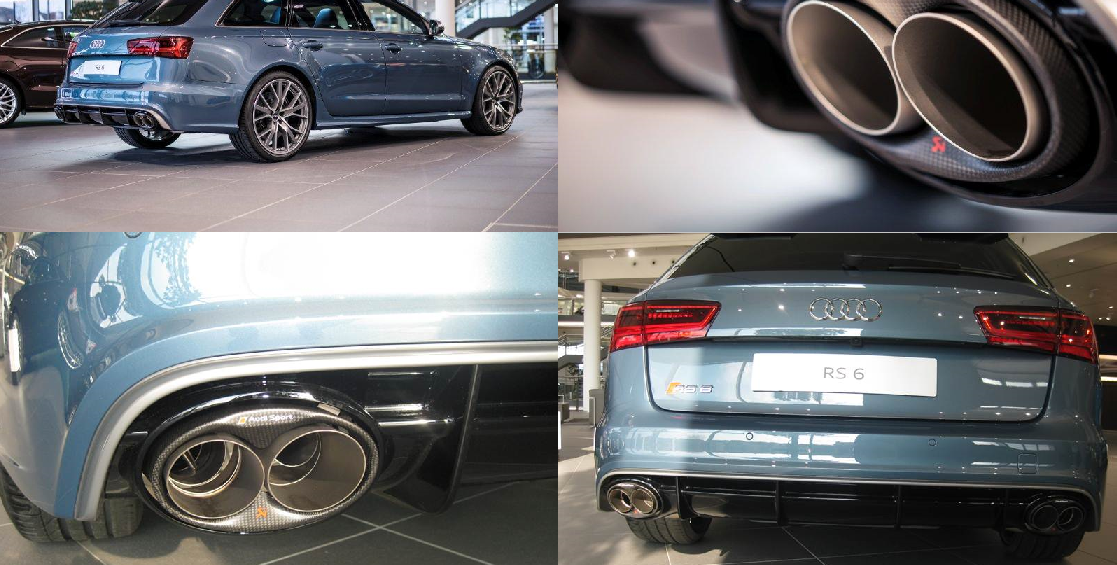 Original Audi Sport RS-Titanabgasanlage Akrapovic RS6 Avant 4G, RS7 Sportback