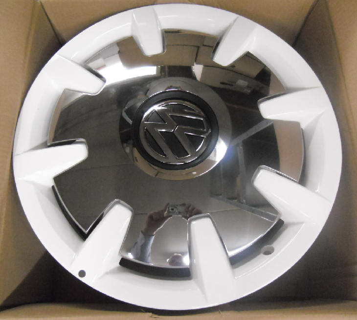 Original VW T6 Bus Radzierkappe "DISC" 18 Zoll Radkappe Zierkappe chrom OEM