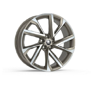 Original Skoda Kodiak LM-Felge Vega platin 8,0Jx20“ ET41 - 1 Stück-NEU