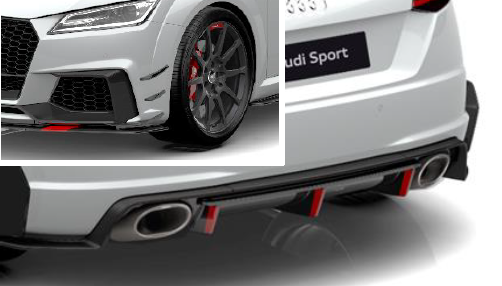 Audi Sport Performance Aerokit Carbon / schwarz glänzend TTRS (Variante 2)