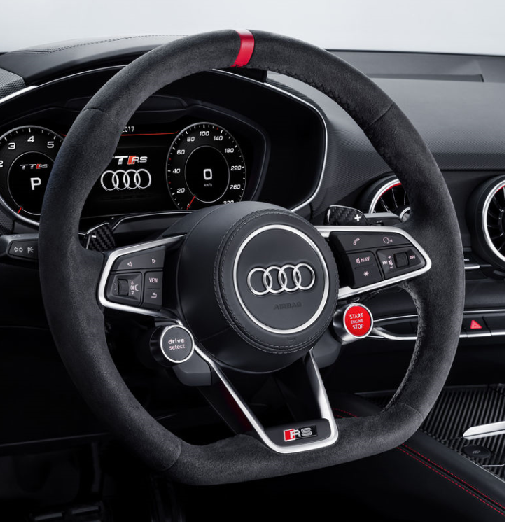 Audi Sport R8 Coupe/Spyder Lenkrad Alcantara -12Uhr Markierung 2-Satell.NEU-Abverkauf