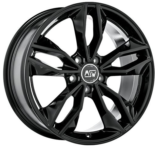 MSW 71 schwarz 4 Felgen 17 Zoll mit ABE für VW Taigo,T-Cross NEU