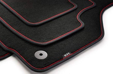 Original VW Golf 7 Golf 8 GTI Fußmatten Textil Premium Velours 4-tlg. 5H1061270C