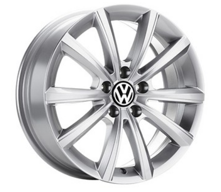 VW Tiguan Alufelge 17 Zoll Brillantsilber neu Design "Merano" - 4 Stück NEU
