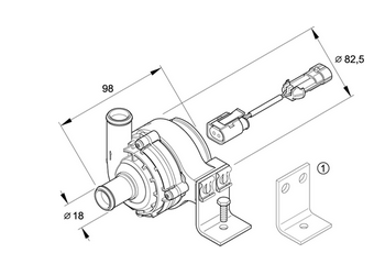 Standheizung Eberspächer Wasserpumpe Umwälzpumpe 25221727 B4WS D4WS D5WS B5WS