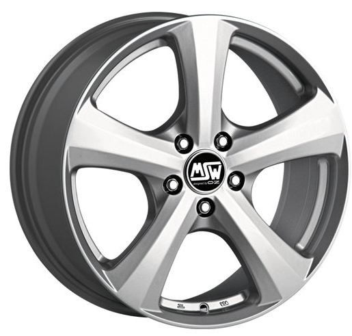 MSW 19 Silber 4 Felgen 7x16 Zoll mit ABE für VW Golf 5,6,7,8-NEU