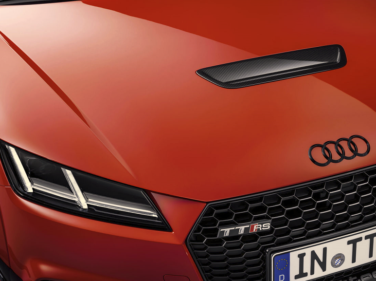 Audi Sport TT,TTS , TTRS Performance Motorhaube mit Carbon Hutze