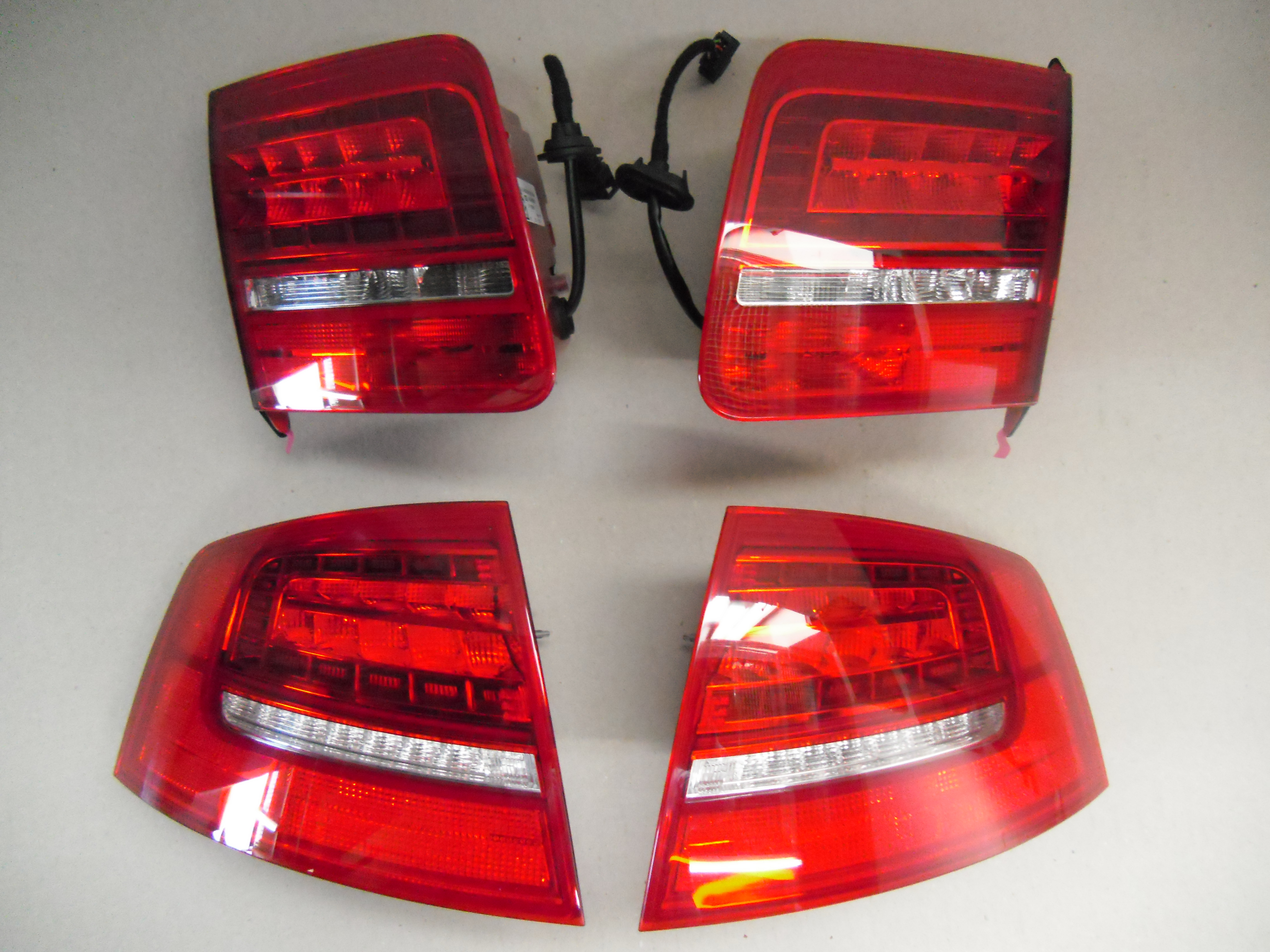 Audi A8 S8 4E D3 Original OEM LED Facelift Rückleuchten Heckleuchten SET