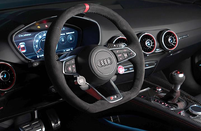 Audi Sport TTRS Lenkrad Alcantara -12Uhr Markierung 2-Satell.NEU-Aktionspreis