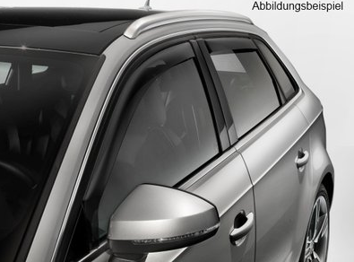 Original Audi A4 B9 Windabweiser Regenabweiser 2er Satz vorn links & rechts