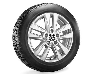Original VW T7 Winterkompletträder 17 Zoll Alu Silber 215/60 R17 104/102H Dunlop