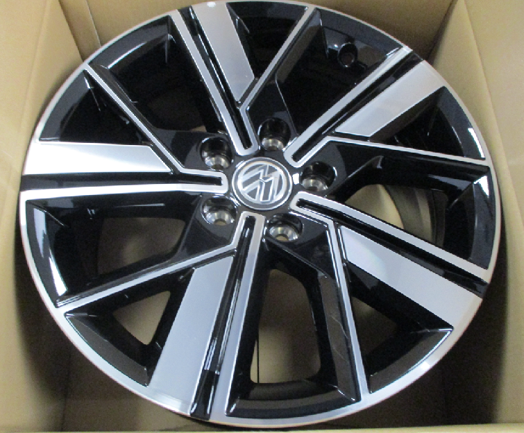 VW T6 T6.1 Multivan Alufelge schwarz glänzend 18 Zoll Valdivia Design vom VW Partner (1Stück) NEU