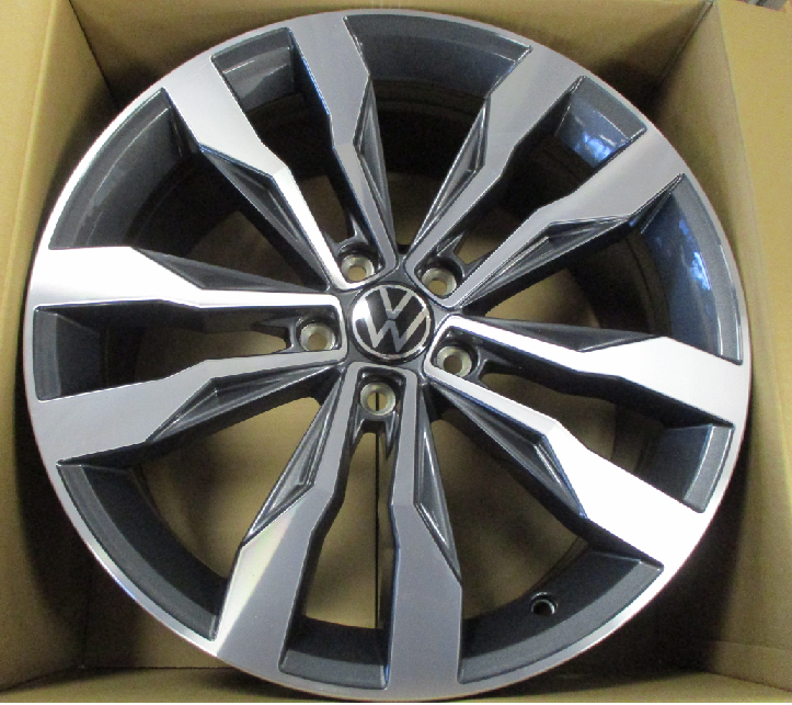 ORIGINAL VW Alufelgen Leichtmetallfelgen Suzuka Dark 8 x19 VW T-ROC - 1 Stück NEU