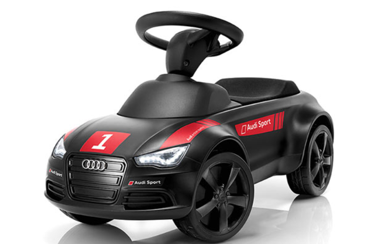 Original Audi Junior quattro Motorsport schwarz Rutschauto 3201401000