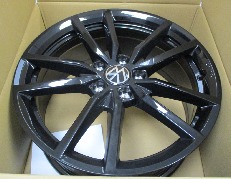 VW Golf 7/8 Pretoria Felgen schwarz Original Volkswagen 18 Zoll 4 Stück NEU - Aktionspreis