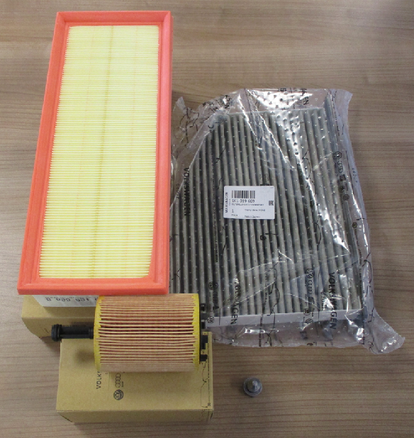 Original TDI Inspektionspaket Luftfilter Filter SET VW Golf 5 Jetta Passat CC 3C