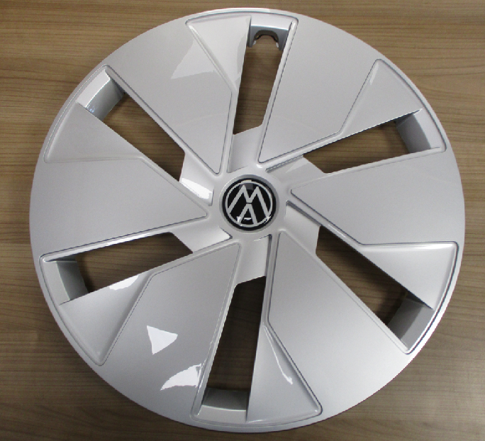 Original VW ID3 Radkappe für die 18 Zoll Stahlfelge (1 Stück) SILBER NEU