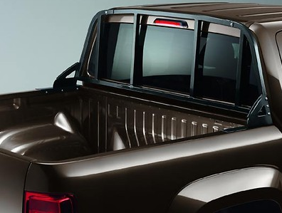 Heckscheibengitter VW Amarok Original Trenngitter Zubehör Gitter Gepäcksicherung