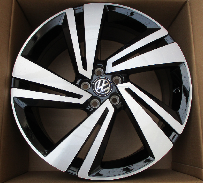 VW Original Alufelge 18 Zoll T-Cross Design "Nevada" Schwarz 1 Stück NEU-