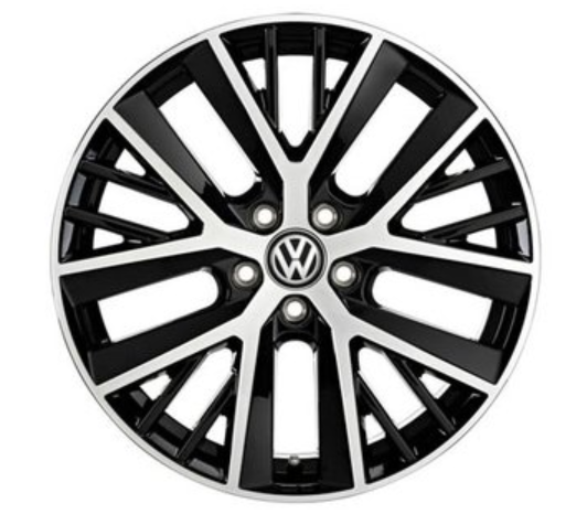 Original VW Alufelgen Twinspoke 19 Zoll schwarz Golf 7 Variant Golf 7 GTI - 1 Stück