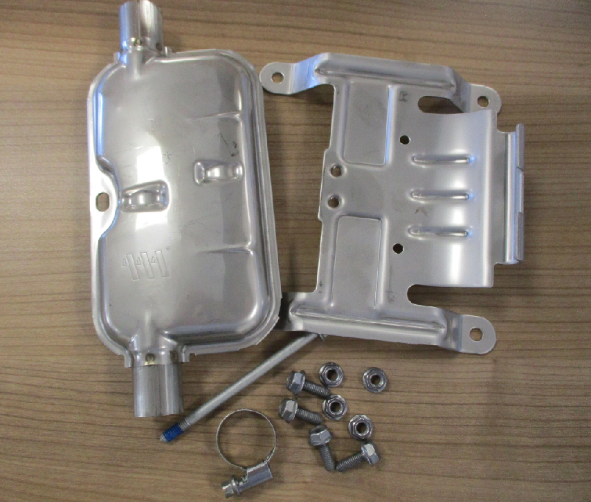 Eberspächer Abgasschalldämpfer Schalldämpfer 24mm , Halter usw. 221000400900 für Standheizung