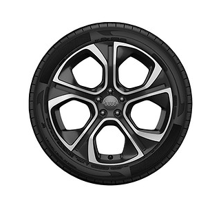 Audi A1 18 " Aluminium-Komplettrad im 5-Arm-Polygon-Design NEU - 4 Stück-Sonderpreis